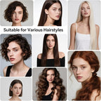 Cordless Curling Iron Hair Straightener: Travel Mini Flat Iron USB Rechargeable 4000 mAh 2 in 1 Small Cordless Portable Hair Curler