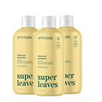 ATTITUDE Body Wash, EWG Verified Shower Gel, Dermatologically Tested, Plant and Mineral-Based, Vegan Personal Care Products, Earl Grey & Fresh Cucumber Scent, 16 Fl Oz (Pack of 3)