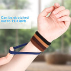 100PCS Large Cotton Seamless Hair Ties Bands, Ponytail Holders, Thick Hair Elastics for Thick Heavy and Curly Hair, 2 Inch in Diameter and 5 Colors by BAOLI