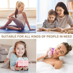 100 Pcs Thick Seamless Hair Ties, Ponytail Holders Hair Accessories No Damage for Thick Hair Christmas Gift(Light Brown Colors)