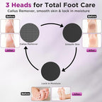 Electric Callus Remover, Apply Oil,Foot SPA,Electric Foot File,Reusable Nano-Glass Head, Ergonomic Callus Remover for feet, Rechargeable Pedicure Tools for Feet,Gifts for Men Women