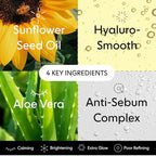 LOOPS DOUBLE TAKE - Hydrogel Korean Face Mask - Calms & Soothes Skin’s Surface - Helps Refine Pores - For All Skin Types - Gifts for Women, Stocking Stuffer - 5 pc