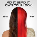 Got2b Color Remix, Customizable Semi-Permanent Hair Color, 092 Radical Red