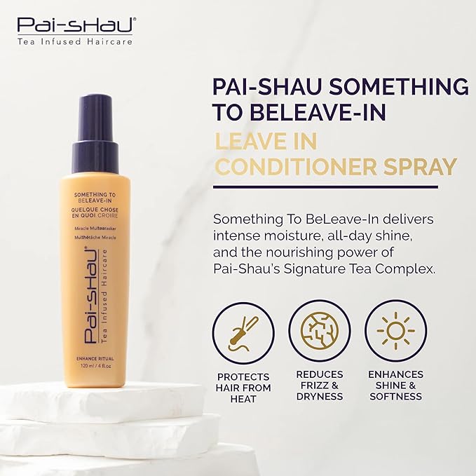 Pai-Shau Something To BeLeave-In Leave In Conditioner Spray For Detangling, Heat Protection, And Frizz Control