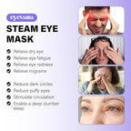 16 Packs Steam Eye Mask, Self Heating Warm Compress for Dry Eyes, Disposable Heated Eye Mask for Sleep, Spa, Travel Essentials & Relaxation Gifts for Women, Stocking Stuffers (16, Ultra-Soft Lavender)