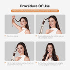 5 in 1 Hair Dryer Brush,110,000 RPM High-Speed Hair Styling Tools,Upgrade Air Curling Wrap Styler,Detachable Blow Dryer Brushs with Auto Wrap Curlers,Hot Air Brush for Straight/Curl/Drying/Smoothing