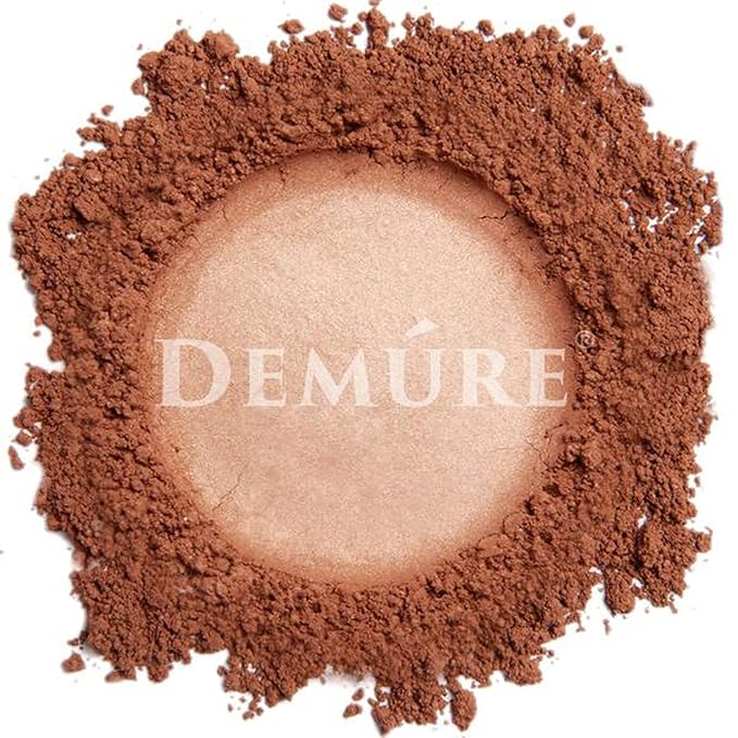 Demure Mineral Make Up Blush, Loose Powder, Natural, Professional, Cruelty Free Makeup, Blush Powder (Spiced Mocha)
