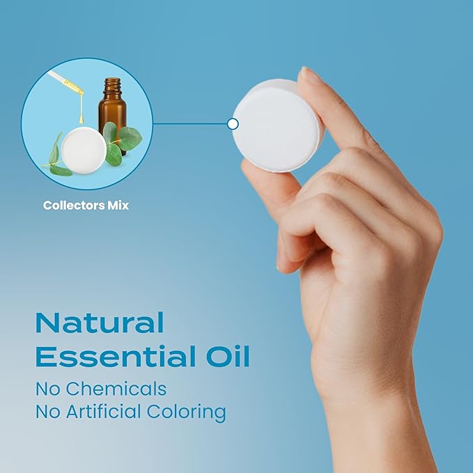 Body Restore Shower Steamers Aromatherapy 30 Pack - Christmas Stocking Stuffers for Men, Birthday Gifts for Women, White Elephant, Relaxation, Self Care - Collector’s Box