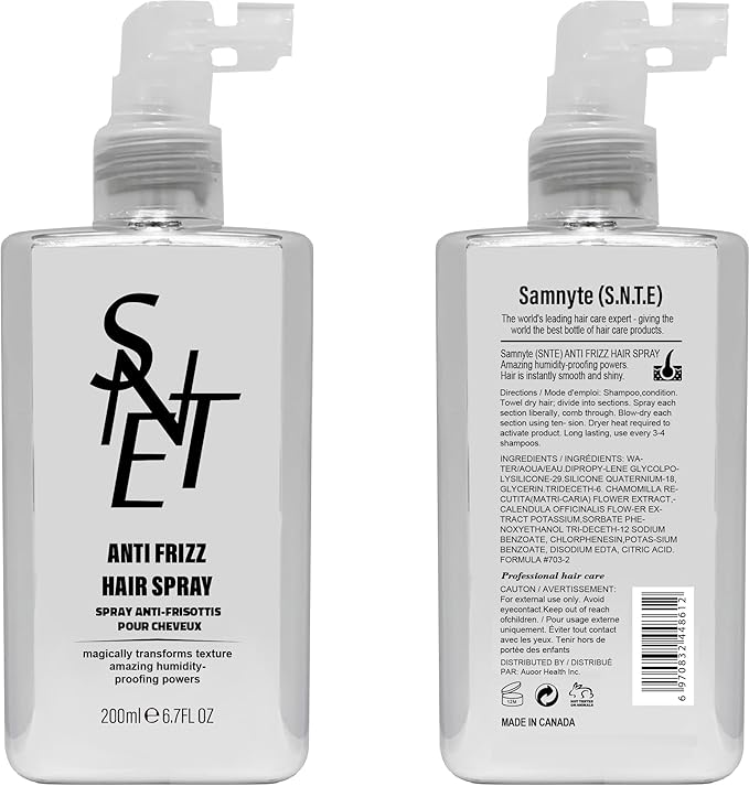 Anti Frizz Anti-Humidity Smoothing Spray for Frizz Control, Hair Shine, and Split End Repair - 6.7fl oz