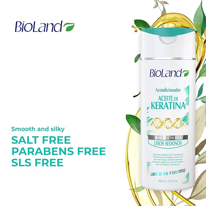 Keratin Oil Conditioner - Ultra-Concentrated Conditioner for Treated & Straight Hair - 13.53 fl oz (400mL)