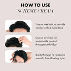 Hanz de Fuko Scheme Cream – Premium Men’s Hair Styling Cream for a Medium Hold, Natural Shine – Ideal Texture Product for All Hair Types, Provides Versatility on Wet or Dry Hair – 2 oz, Travel Size