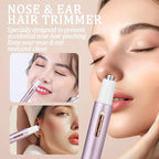 2025 Rechargeable Nose and Ear Hair Trimmer for Women Men – Painless Facial and Eyebrow Hair Remover, Dual-Edge Blades, IPX7 Waterproof, Compact and Portable Electric Clipper