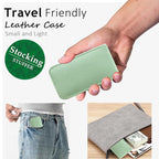 7 Pcs Manicure Set Stainless Steel Nail Clippers Kit, Nail Care Beauty Tools Set Christmas Stocking Stuffers, Christmas Gifts for Men and Women Travel Grooming Kit With Zipper Leather Case