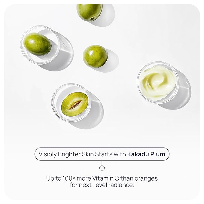 Lift & Glow Organic Eye Cream for Dark Circles and Puffiness - Anti Aging Eye Cream for Wrinkles - Reduces Dark Circles and Under Eye Bags - With Kakadu Plum, Coconut Oil, Spirulina & More - 0.5 Fl Oz