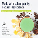 Maui Melon Conditioner Bar, Vegan Solid Hair Conditioner for Curly & Textured Hair, with Melon, Lemon, Coconut, Zero Waste, Travel-Friendly