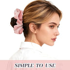 5Pcs Velvet Hair Scrunchies for Women, Fashion No Crease Hair Ties for Thin Thick Hair,Soft Hair Bands No Damage for Girls, Ideal Gifts for Women (Set 6)