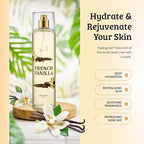Body Spray For Women, French Vanilla spray Fragrance Body Mist, Unisex rich, comforting, & sweet aroma, 8 oz Fine Fragrance