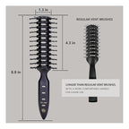 PERFEHAIR Vented Hair Brush - Quick Blow Drying, Lightweight, Detangles & Styles, Ideal for Men, Women with Fine & Medium-Length Hair, Perfect for Travel & Daily Use