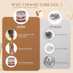 Hair Ties No Damage - 10PCS Ponytail Holders - Elastic Hair Ties for Thick Hair - Braided Hair Bands for Women Girls's Hair (20.Maillard2)