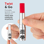 Blue Squid PRO 12 Color Pack Face Paint Stick - Waterproof Body Paint for Adults & Kids Eye Black Baseball, Softball - Vegan Hypoallergenic Twist-Up Non-Toxic Makeup Stick for Cosplay, Sports & SFX