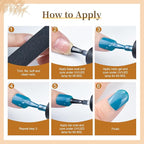 JODSONE 60 PCS Gel Nail Polish Set with 5 Bottles of Base and Glossy Matte Top Coat Soak off Gel Nail Set Suitable for All Seasons Gifts