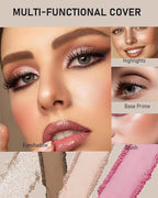 Single Matte Eyeshadow,Rose Brown Eye Shadow Palette Brow Makeup,High Pigment Waterproof Pressed Monochrome Nude Eye Shadows Powder with Smooth Lightweight Blendable Formula for Daily Eye Look-05