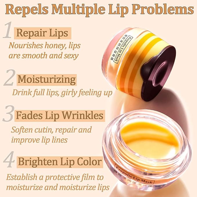 2 Pack Bee Lip Balm Honey Exfoliator