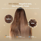 Dreame Pocket Pro Hair Dryer, Dual Voltage Travel Blow Dryer with Diffuser, 1300W Professional HighSpeed Ionic Hair Blower, Fast Drying, Low Noise, Lightweight, No Heat Damage, Global Travel 120V/240V