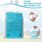 2000pcs Soft Cotton Balls Bulk Medium Cotton Ball for Absorbent Multipurpose Nail Polish Remover Makeup Remover for Facial Ears Crafting Cleaning Skin Applying Lotion Pet Care