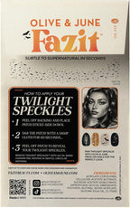 Fazit Makeup Patches - Halloween Twilight Speckles - Glow Up Make-Up Patches - Cute Glitter Makeup Accessories for Women - Cosmetic Glitter for Face