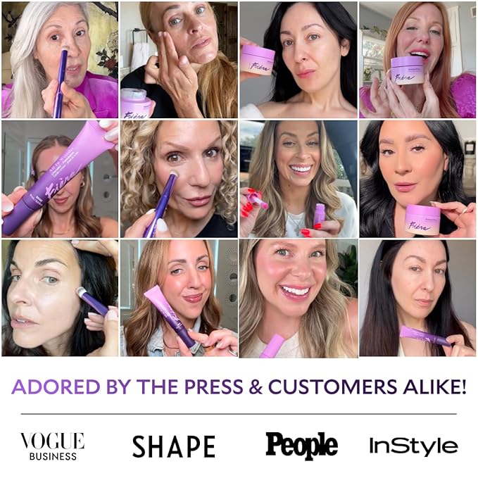 Fièra All-In-Wonder™ Concealer + Foundation – Full-Coverage, Crease-Proof, Hydrating Formula for Mature Skin, Blurs Fine Lines & Dark Circles, Radiant Second-Skin Finish – Light, 0.5 FL. OZ. / 15 ML