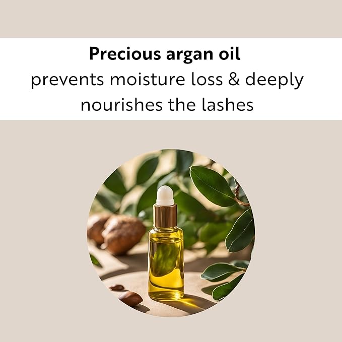 M. Asam MAGIC FINISH Waterproof Mascara Deep Black (0.41 Fl Oz), Mascara Volume and Length with Argan Oil, Easy Removal with 100.4 °F warm water, Vegan