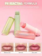 SHEGLAM Pout PHresh Color Changing Moisturizing Lipstick Tinted Lip Balm Magic Temperature Color Change Lipstick-Avocado