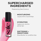 Saie Glossybounce Duo - Hybrid Tinted Lip Oil & Lip Gloss Set - Hydrating, Non-Sticky Shine with Hyaluronic Acid & Jojoba Oil for Soft, Plump Lips - Makeup Gift Set - Disco & Bounce (2 Count)