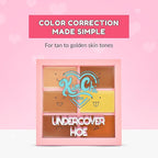KimChi Chic Undercover Hoe Corrector Palette - Full Coverage Concealer, Creamy, Long Wearing, Hides Dark Circles & Blemishes Cruelty Free, Golden Tan 0.25oz