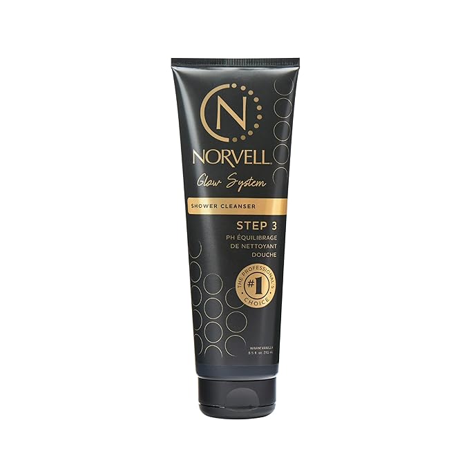 Norvell Post Self Tanner pH Balancing Cleanser Body Wash 8.5 fl oz – Gentle Self Tan Safe Formula to Maintain Even Color, Extend Sunless Tanning & Leave Skin Soft and Hydrated