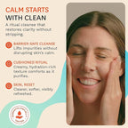 Fig.1 Hydrating Facial Cleanser for Women | Gentle Cleanser Face Wash with Glycerin & Squalane | Non-Drying, Fragrance-Free Formula for Sensitive Skin | 3.4 oz Refillable Bottle