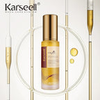 Karseell Moroccan Argan Oil for Hair Healing Cold Pressed Weightless Argan Oil Hair Serum for Dry Damaged Hair 50ml
