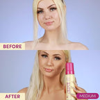 Coco & Eve Self Tanner Mousse Kit - (Medium) All Natural Sunless Instant Self Tanning Lotion with Bronzer & Mitt Applicator | Sunny Honey Bali Bronzing Kit