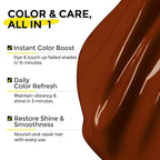 Semi Permanent Hair Color - 6 oz Color Depositing Conditioner with Shea Butter & Almond Oil- Color Conditioner Depositing Hair Mask - Vegan, Paraben, Ammonia & Sulfate Free -Copper