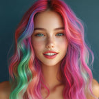 5PC Temporary Hair Color Spray Set, Pink Red Purple Blue Green Hair Spray for Women Kids Men, 1-Day Washable Hairspary for Halloween, Cosplay, Crazy Hair Day, Festivals & Parties