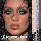 Kaely Cream Eye Shadow Sticks, Evergreen Shimmer Eyeliner Pencil Eyeshadow Palette Makeup, Eye Highlighter Brightener Stick for Older Women Waterproof Pigmented, sombras para ojos, New-67