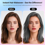 One-Day Hair Color Spray For Kids Women Men, Temporary Hair Dye Washable Hair Wax Color Non-Sticky For Cosplay Party DIY, Christmas Party, Halloween Crazy Hair Day (Silver, 4.06 oz)