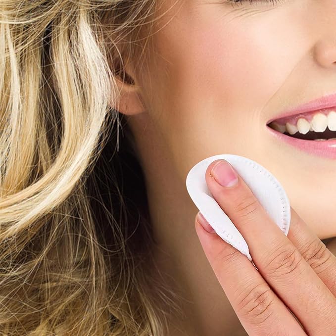 200 Cotton Pads, Individually Wrapped Cotton Rounds Travel Size, Makeup Remover Pads for Eye, Nail Polish, Face Cleansing Pads Hotel Amenities