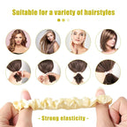 24Pcs Satin Scrunchies, 20 Colors Comfortable Silk Hair Scrunchies Skinny Hair Ties Elastics Ponytail Holders Stocking Stuffers for Women Girls