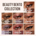 Kaja Beauty Bento Collection - Bouncy Eyeshadow Trio | Peach Orange Tones, Travel Size, 02 Orange Blossom, 2019 Allure Best of Beauty Award, 0.03 Oz