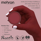 Mehron Makeup Paradise Makeup AQ Refill Size | Stage & Screen, Face & Body Painting, Beauty, Cosplay, and Halloween | Water Activated Face Paint, Body Paint .25 oz (7 ml) (Porto)