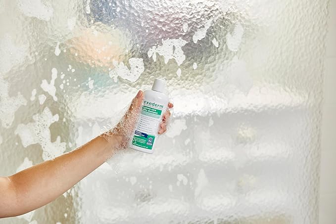 Exederm Shampoo for Eczema & Seborrheic Dermatitis, 8 Fl Oz, Ultra Sensitive Non-Irritating Formula, Daily Hair Care for Dry, Irritated, Flaky and Itchy Scalp, Hypoallergenic, Paraben & Sulfate Free