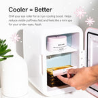 grace & stella Under Eye Brightener with Cooling Metal Rollerball - Ceramide & Caffeine Eye Cream for Puffy Eyes - Travel Size Toiletries - Vegan Skincare (15ml / 0.51floz)