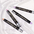 evpct Light Purple Shimmer Cream Eye Shadow Brightener Sticks Set for Eyes, Light Purple Shimmery Matte Pencil Eye shadow Applicator Stick Pen Palette Makeup Waterproof sombras en crema para ojos 08#